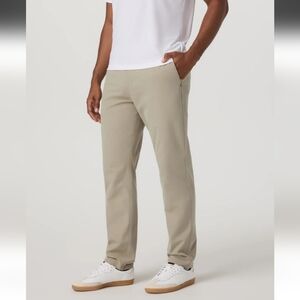 Vuori Meta Pants Mens 34x30 Beige Performance Stretch Tech Chino Travel Athletic